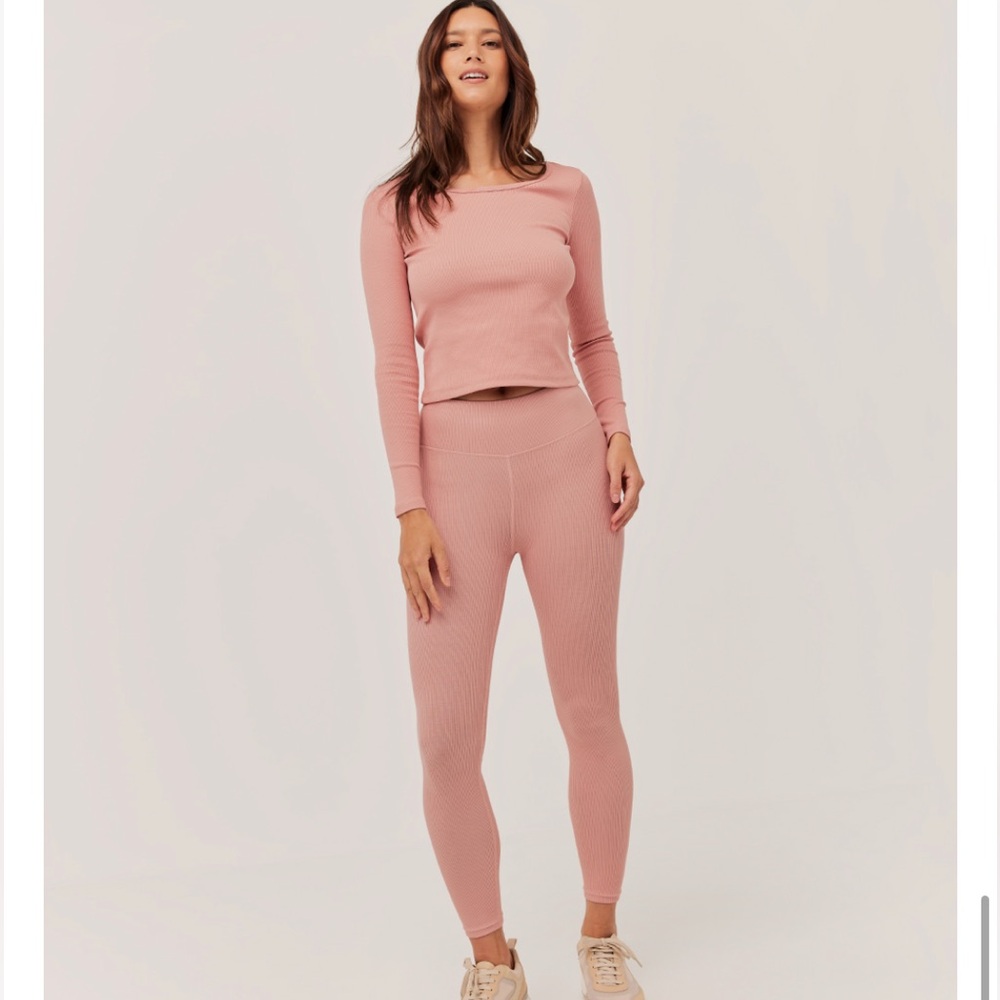 Pact Ribbed High Waist Legging - Picture 5 of 15